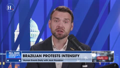 Jack Posobiec on Brazilian protests: "The way you can tell a protest movement is organic is if it's not on the news"