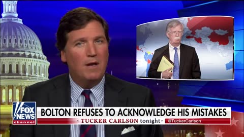 Tucker Carlson on John Bolton the NWO stooge.