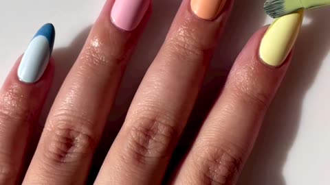 Colorful French Tip