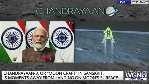 The final Km - India lands its Chandrayaan-3 on the moon
