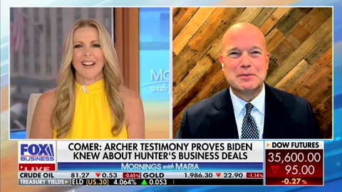 Matt Whitaker on Mornings with Maria 08.01.2023