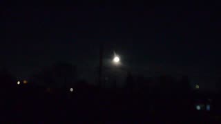 Orbs in night sky