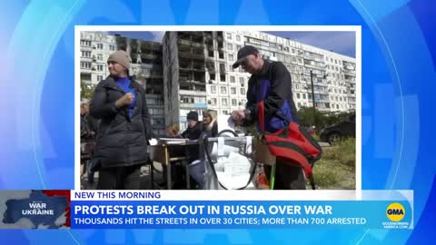 Russia faces unrest at home as many Russians are desperate to avoid draft