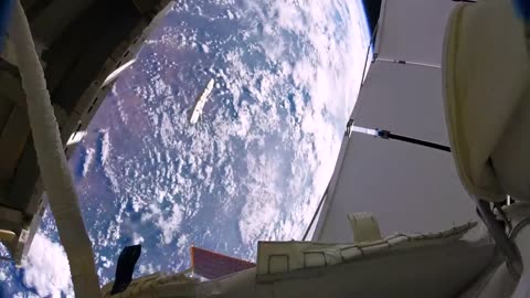 Astronauts Lose A Sheild In Space