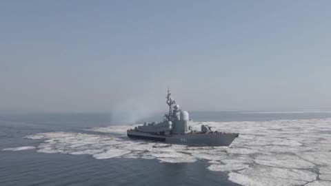 Pacific Fleet missile ships fire Moskit cruise missiles at mock sea target in Sea of Japan