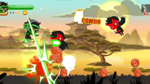 Try the hero Shiro in the game Ninja Dash Run Level 5