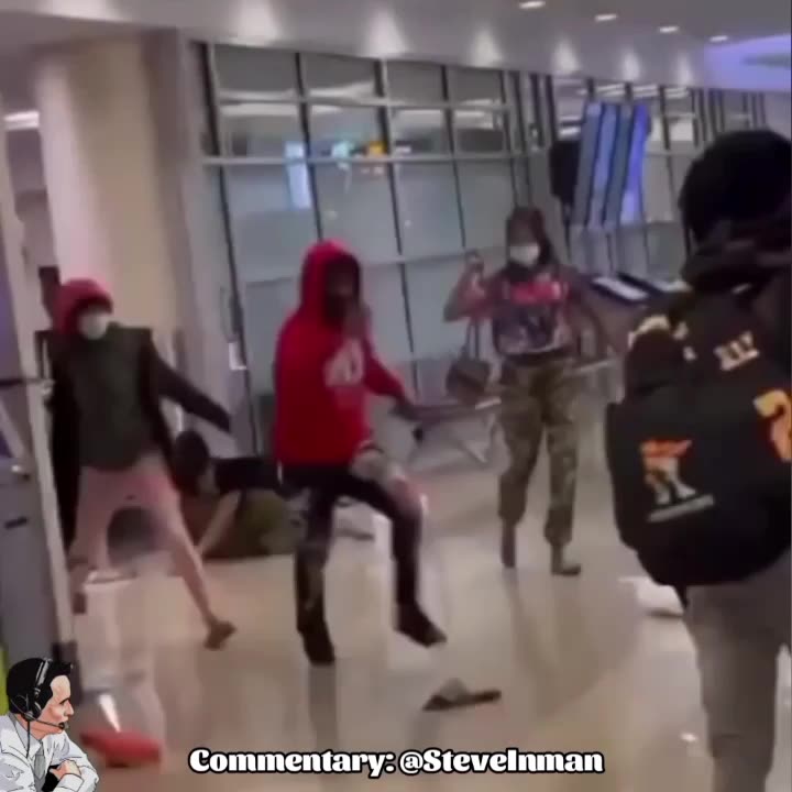 Season's Beatings Airport Brawl