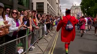 Thousands celebrate 50 years of Pride in London