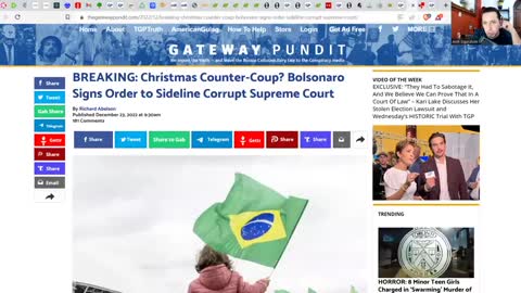 BREAKING: BRAZILIANS RUSH SUPREME COURT! - MASSIVE UPRISING IN BRAZIL AS COUP APPROACHES!