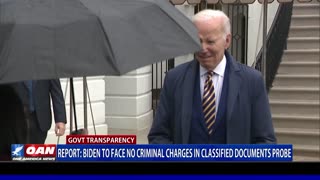Report: Biden To Face No Criminal Charges In Classified Documents Probe