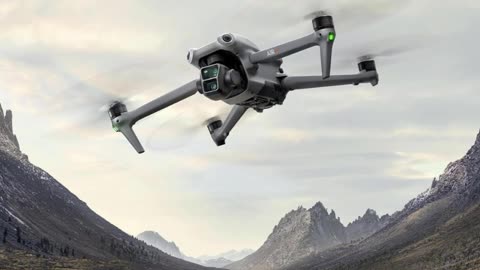 Drone with Medium Tele & Wide-Angle Dual Primary Cameras