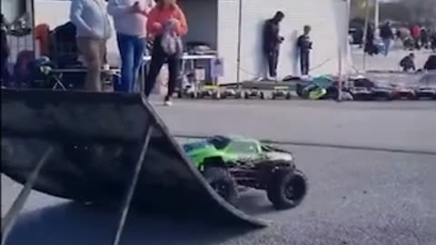 RC car to the face