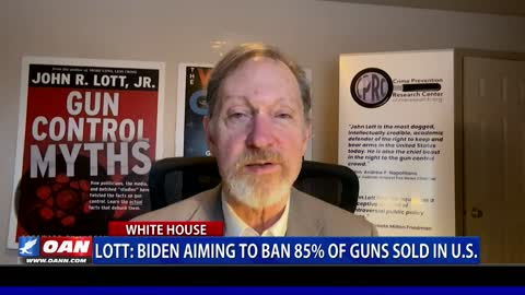 John Lott: Biden aiming to ban 85% of guns sold in U.S.
