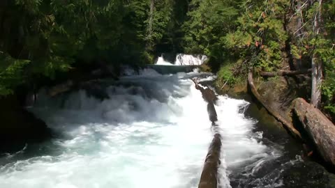 ♥♥ Relaxing 3-Hour Video of a Mountain River