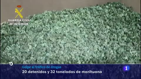 La Guardia Civil interviene el MAYOR ALIJO de MARIHUANA envasada del MUNDO