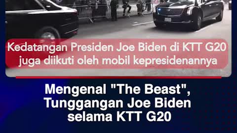 Knowing "The Beast", Joe bidenham's rider during The G20 summit