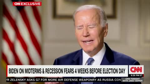 Biden: “I don’t think there will be a recession. If it is, it will be a very slight recession."