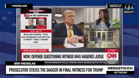 Prosecutor STICKS THE DAGGER in FINAL WITNESS for Trump