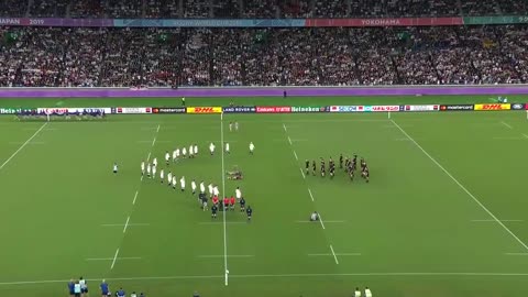 England's incredible response to intense New Zealand Haka