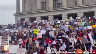 Protesters Outside of TN Capitol Demand Gun Control One Week After Christian School Shooting