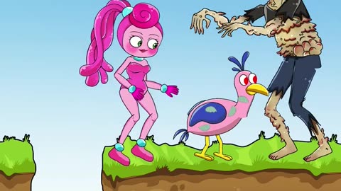 Sad story Opila Bird saved Mommy Long Legs/Poppy Playtime animation #reels #animation