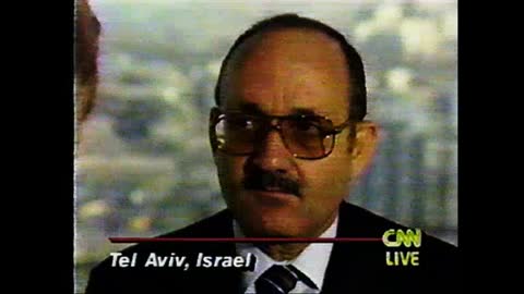 Vintage CNN - Iraq War Day 1 - Middle East Analyst, Amatzia Baram - Pt 11of15 - Jan 16-1991