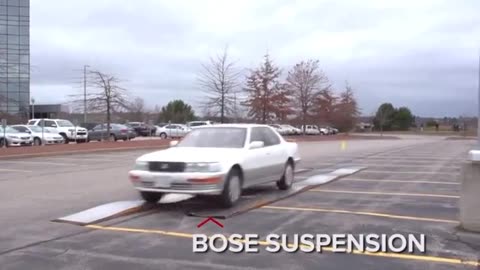 Suspension Test Conventional Vs Bose #Toyota Crown