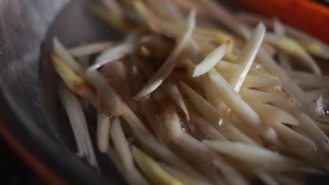 Harvest Lotus root and pick fruit for cooking