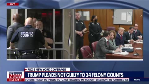 Donald Trump arrest: Pleads NOT GUILTY to 34 felony counts |