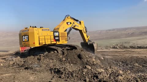 Caterpillar 6015B Excavator Loading Trucks With Two Passes - Sotiriadis Mining Works