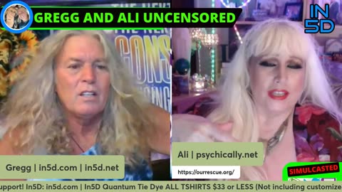 PsychicAlly and Gregg In5D LIVE and UNCENSORED #0018 August 10, 2023