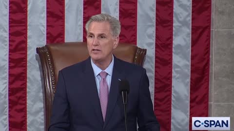 MCCARTHY WINS SPEAKER AFTER 15 VOTES