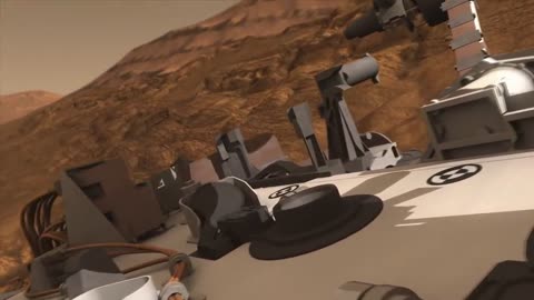 Mars Science Laboratory Curiosity Rover Animation