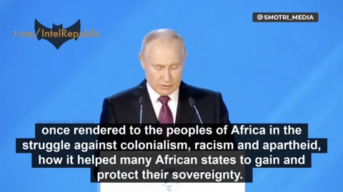 African states will be among leaders of the new multipolar world order - Putin at Africa 2023 summit
