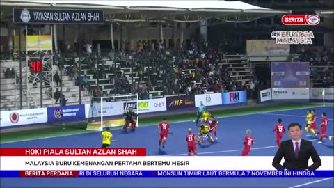 5 NOV 2022 B.PERDANA - HOKI PIALA SULTAN AZLAN SHAH: MALAYSIA BURU KEMENANGAN PERTAMA BERTEMU MESIR