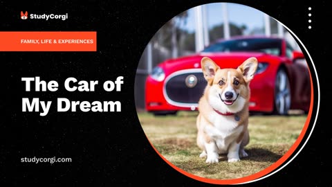 The Car of My Dream - Essay Example