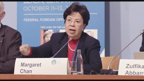 WHO - Margaret Chan Former Director States That 70% of Donations Have Strings Attached