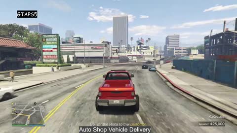 GTA Online PS5 Solo: Auto Shop Service Vehicle Delivery