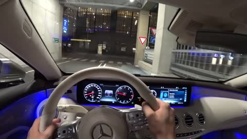 2019 Mercedes Benz S 560 Coupé (469PS) NIGHT POV DRIVE Onboard (60FPS)