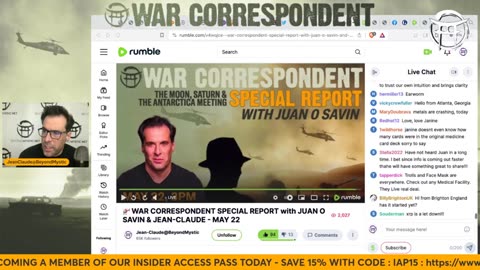 🚁 WAR CORRESPONDENT SPECIAL REPORT with JUAN O SAVIN & JEAN-CLAUDE