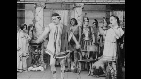 The Slave In Ancient Rome (1909 Original Black & White Film)