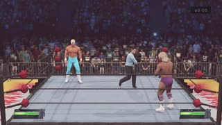 MATCH 18 STING VS RIC FLAIR WITH COMMENTARY