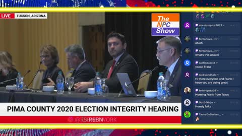 🔴LIVE: Pima County, AZ Election Integrity Hearing 🟠⚪🟣 The NPC Show