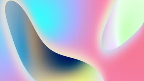 Abstract Gradient Shapes Animation Background