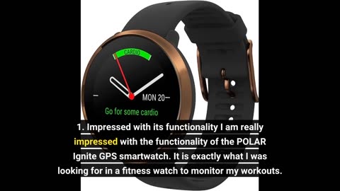 Real Reviews: POLAR Ignite - GPS Smartwatch - Fitness Watch with Advanced Wrist-Based Optical H...