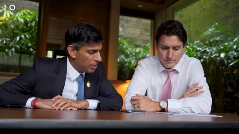 Justin Trudeau and Rishi Sunak speak with Ukraine President Zelensky