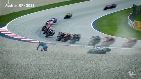 The most shocking crashes of the 2022 season - Crash Moment MOTO GP