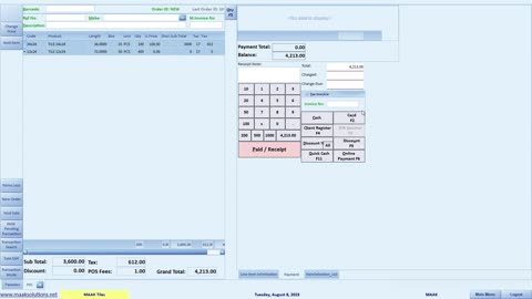 Tile Shop: POS Management System Overview