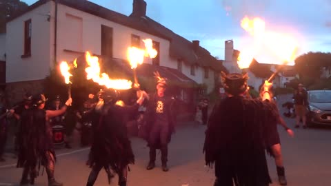 Beltane Border Morris - Haccombe - Church House Inn - 16 Jun 23