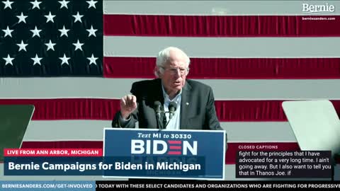 Bernie Sanders Just Said the Quiet Part Out Loud About "Moderate" Joe Biden